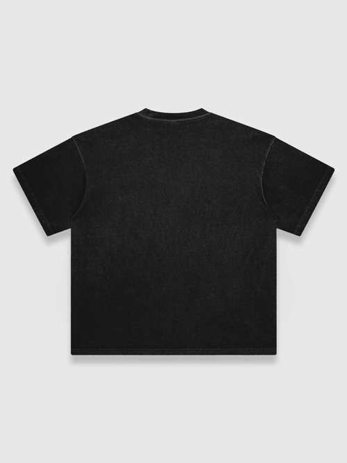ART TEE WASHED BLACK