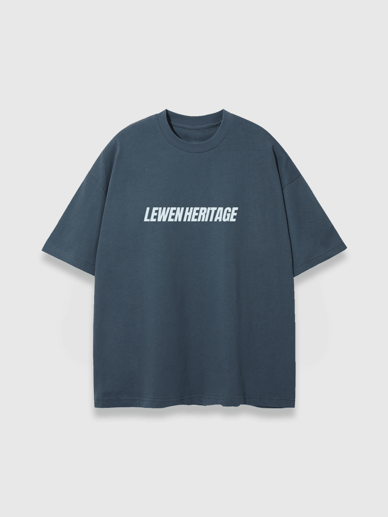 LEWEN TEE GRAY BLUE