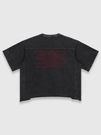 FORGED BY SCARS TEE WASHED BLACK