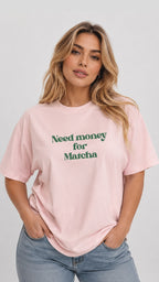 MATCHA BOXY T-SHIRT PINK