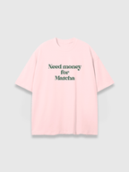 MATCHA BOXY T-SHIRT PINK