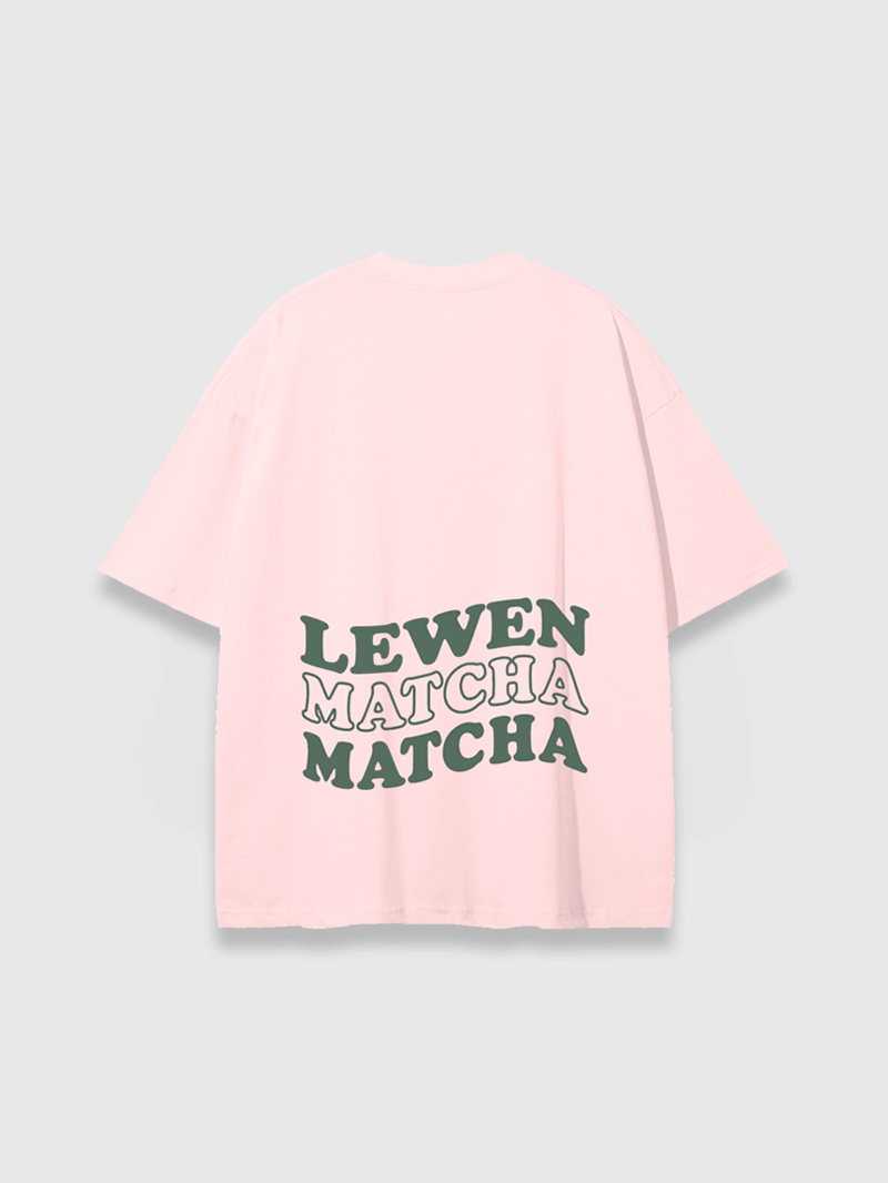 MATCHA BOXY T-SHIRT PINK