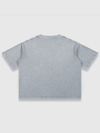 STARS TEE WASHED GRAY