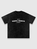 SANTA MONICA WASHED TEE BLACK