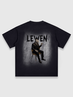 SM*KING LEWPARD TEE BLACK