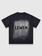 SM*KING LEWPARD TEE BLACK