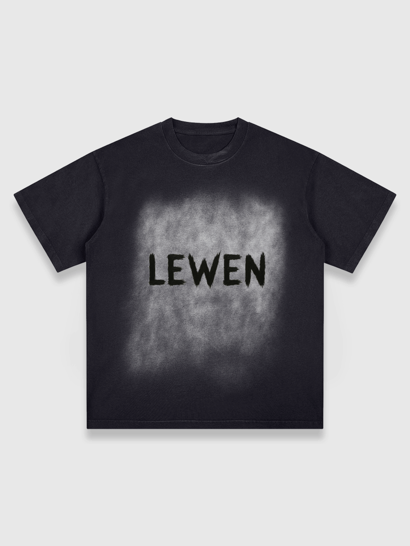SM*KING LEWPARD TEE BLACK