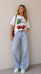 CHERRY WEST COAST TEE