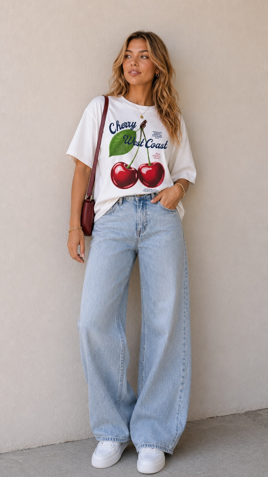 CHERRY WEST COAST TEE