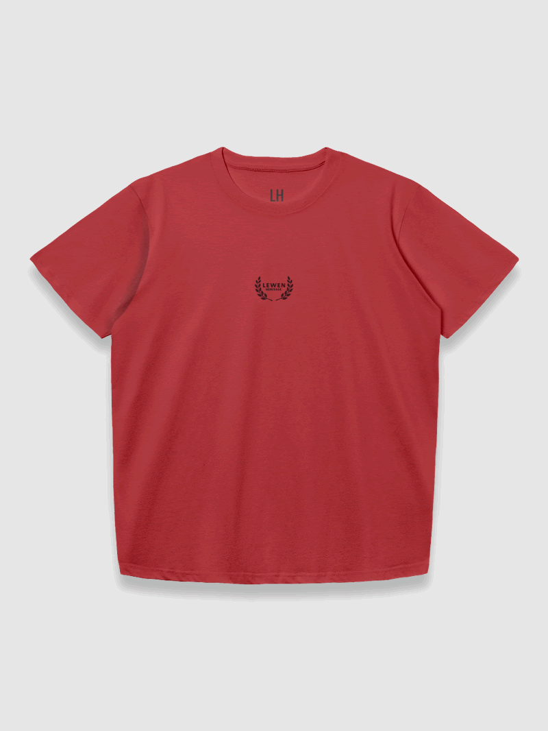 SLIM CREW NECK T-SHIRT CHILI RED