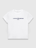 LOGO SLIM CREW NECK T-SHIRT WHITE