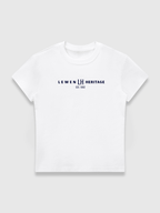 LOGO SLIM CREW NECK T-SHIRT WHITE