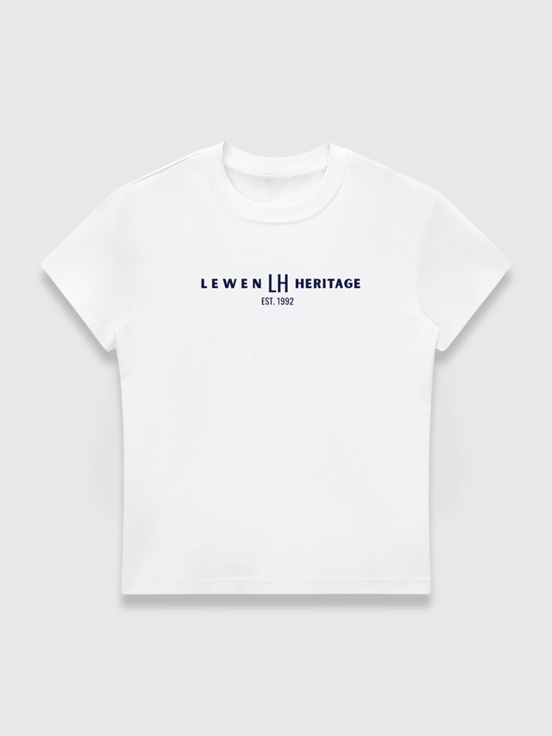 LOGO SLIM CREW NECK T-SHIRT WHITE